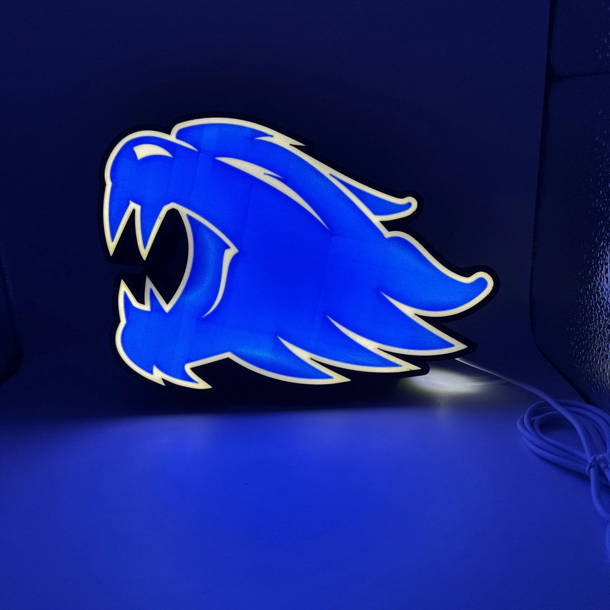 Kentucky Wildcats UK University - Light Up LED Sign With USB Powered Cord