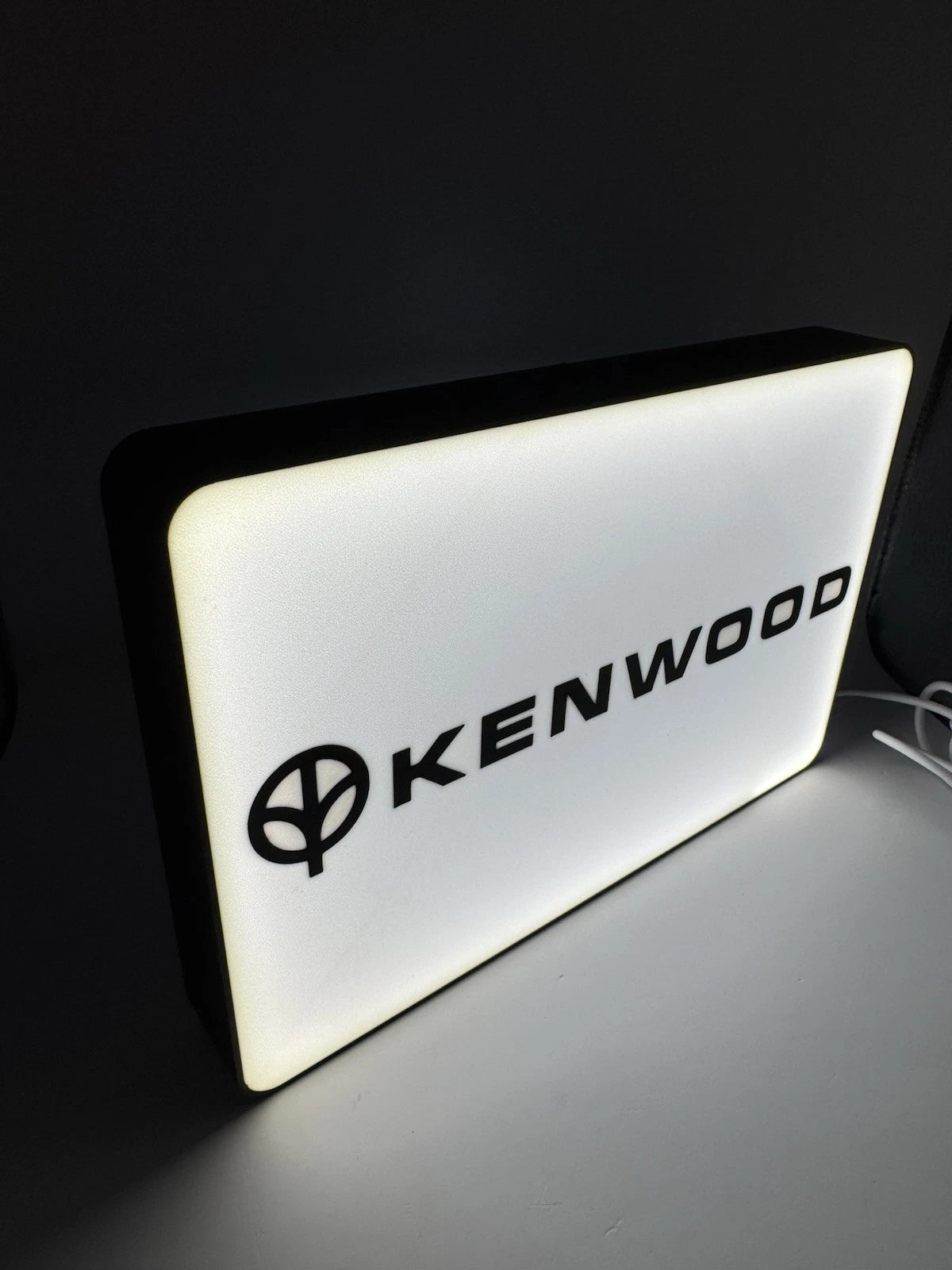 Kenwood Audio Stereo Vintage Light Up LED Neon Sign With USB Power Pioneer Car