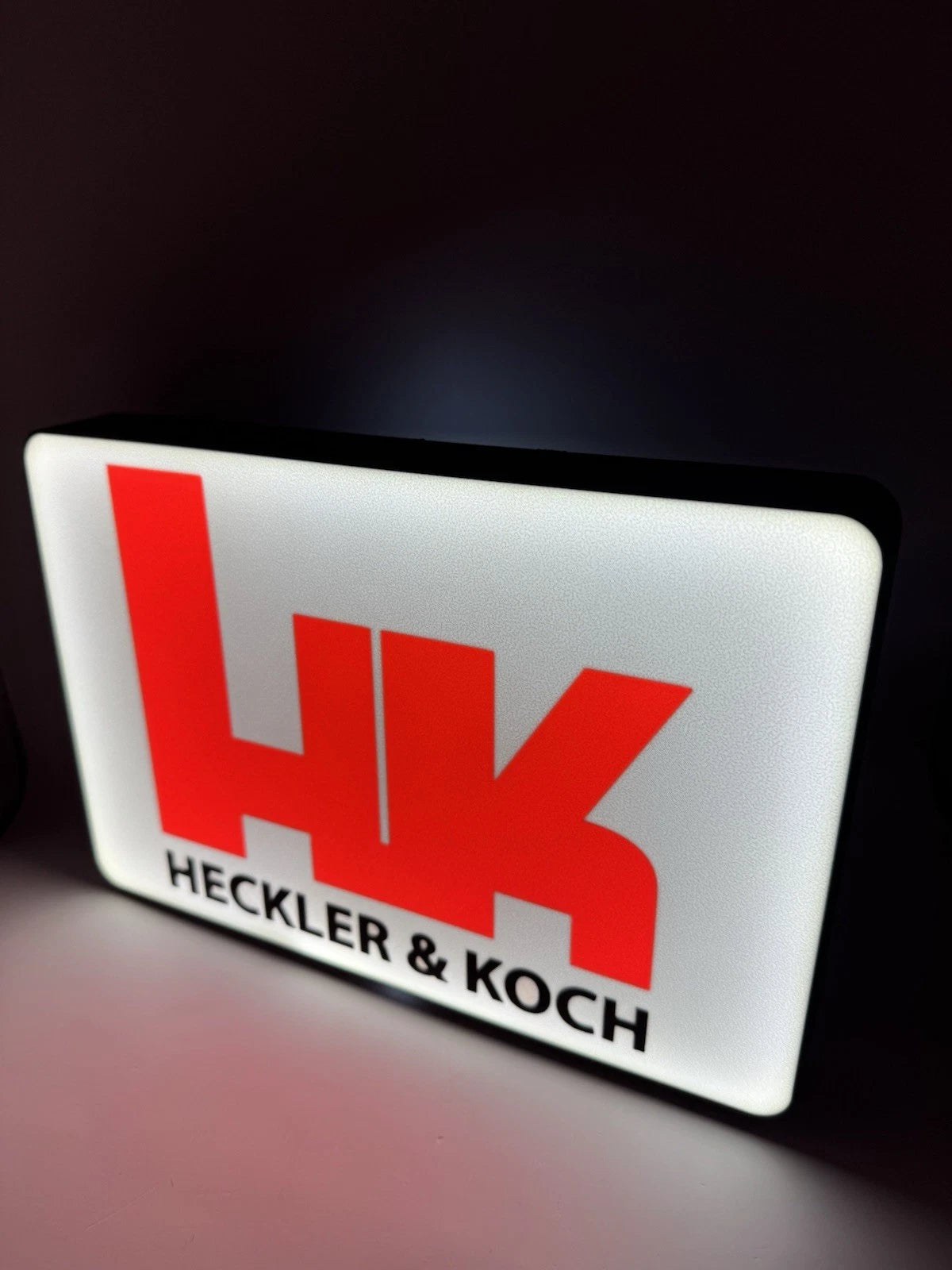 Heckler & Koch Firearms -  Light Up LED Neon Sign 2a Shooting Reloading Rifle
