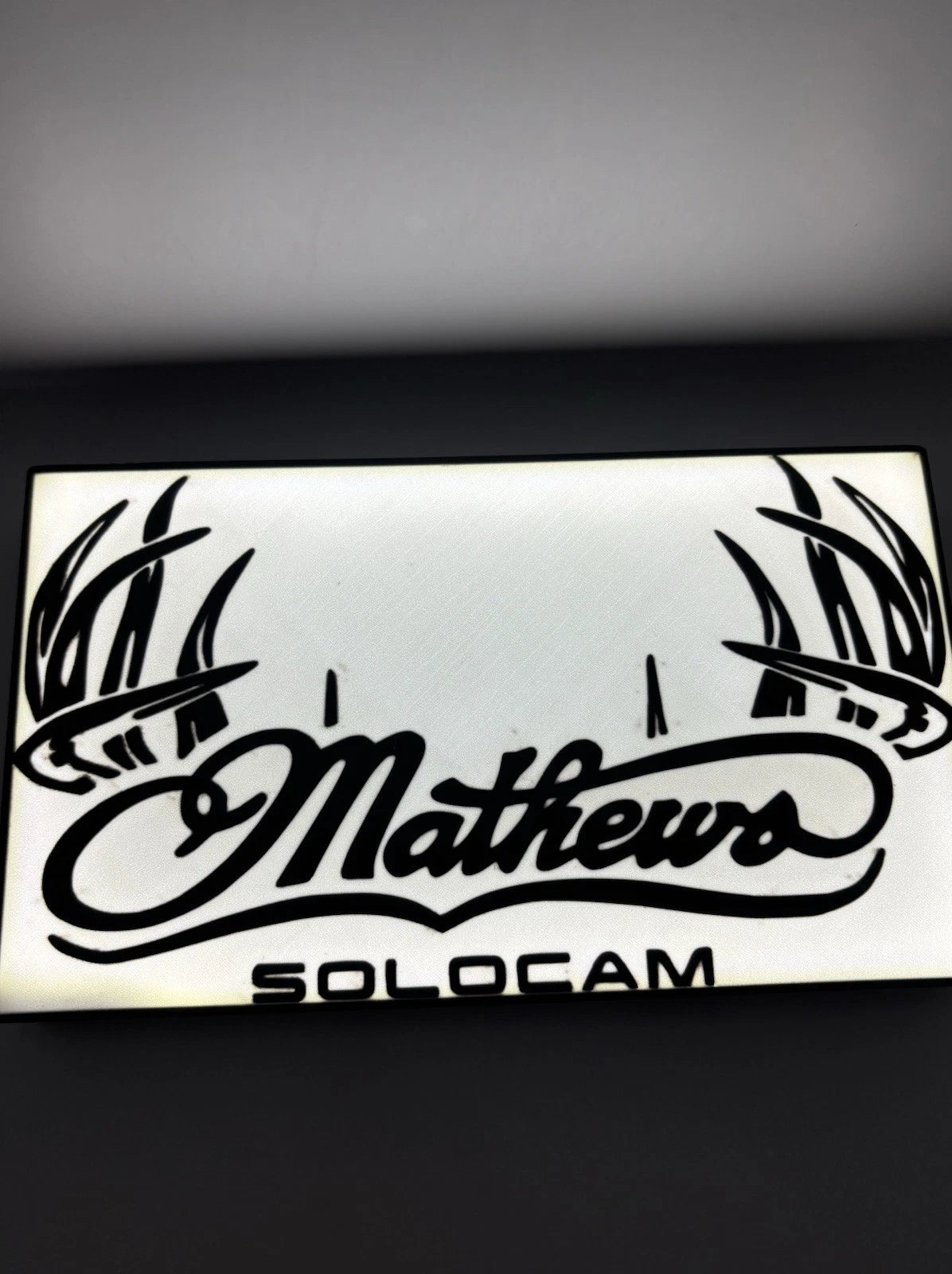 Mathews Solocam Trophy Buck -  Light Up LED Sign With USB Plug
