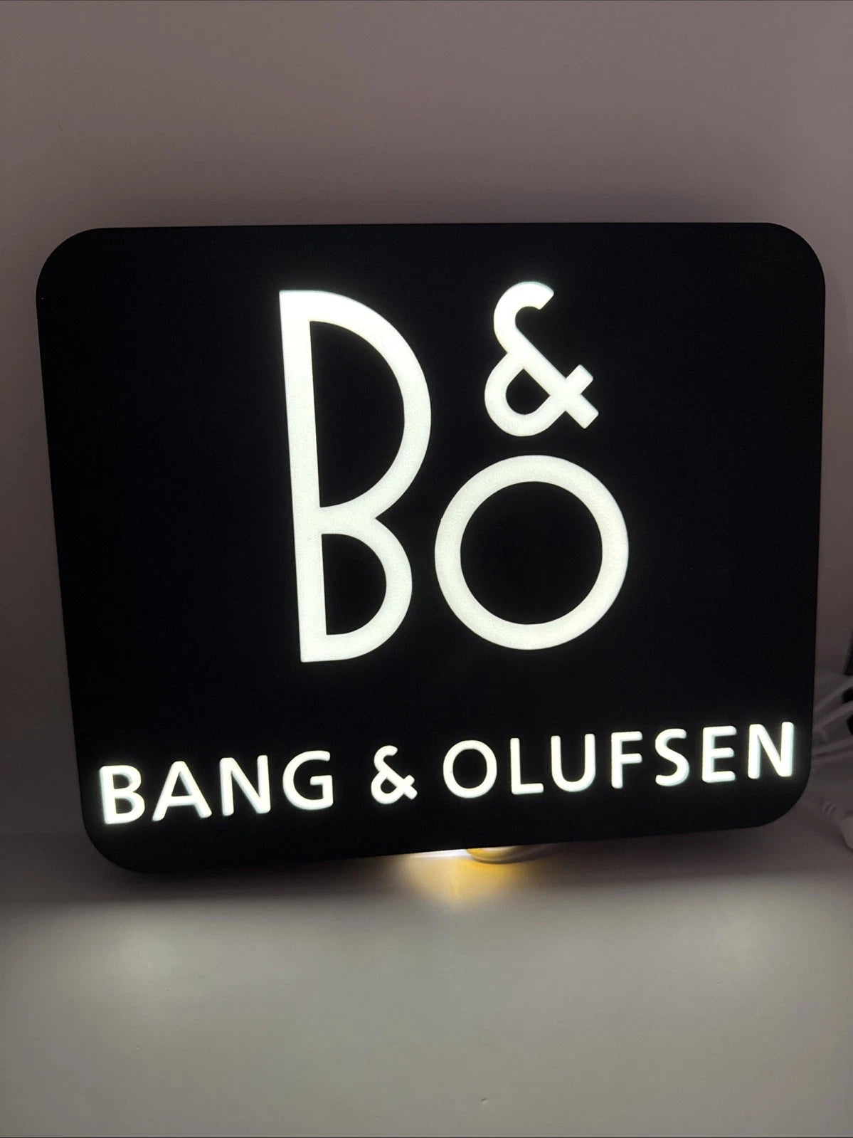 Bang Olufsen B&O Stereo Audio Vintage Equipment - Light Up LED Neon Sign W/ USB