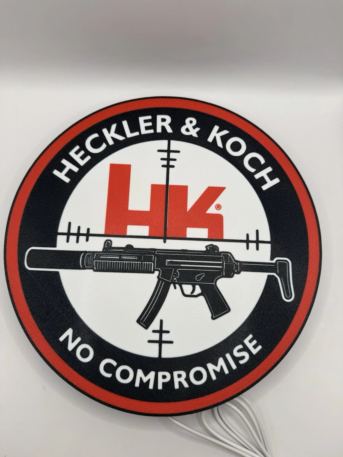 Heckler & Koch MP5 -  Light Up LED Sign With USB Plug