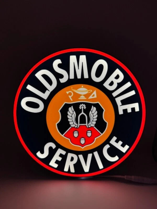 Oldsmobile Service - Light up LED Sign