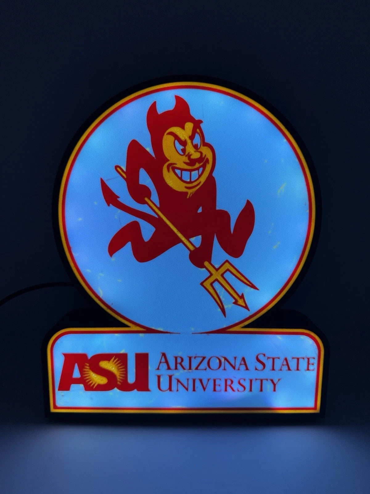 ASU Sundevils - Light Up LED Sign Arizona State University Sun Devils Football