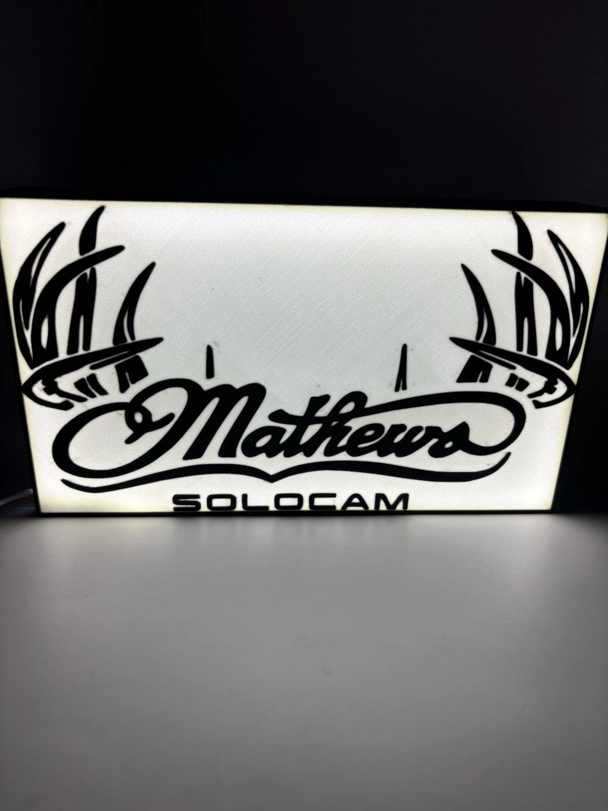 Mathews Solocam Trophy Buck -  Light Up LED Sign With USB Plug