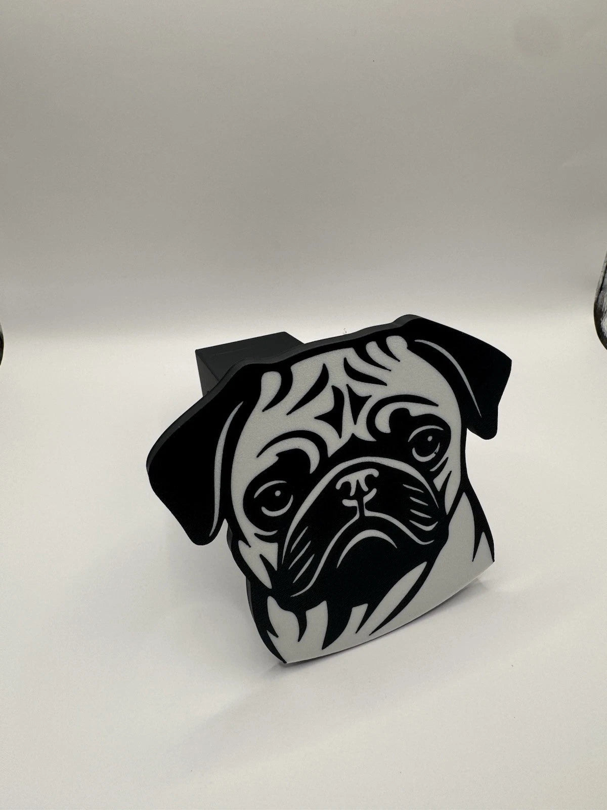 Pug Dog -  Hitch Receiver Cover – Fits 2” – Multiple Designs Available