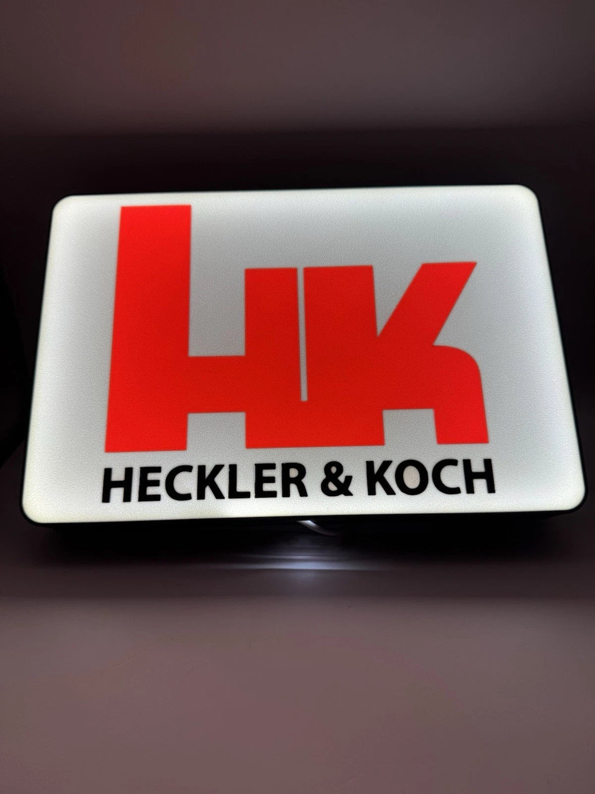 Heckler & Koch Firearms -  Light Up LED Neon Sign 2a Shooting Reloading Rifle