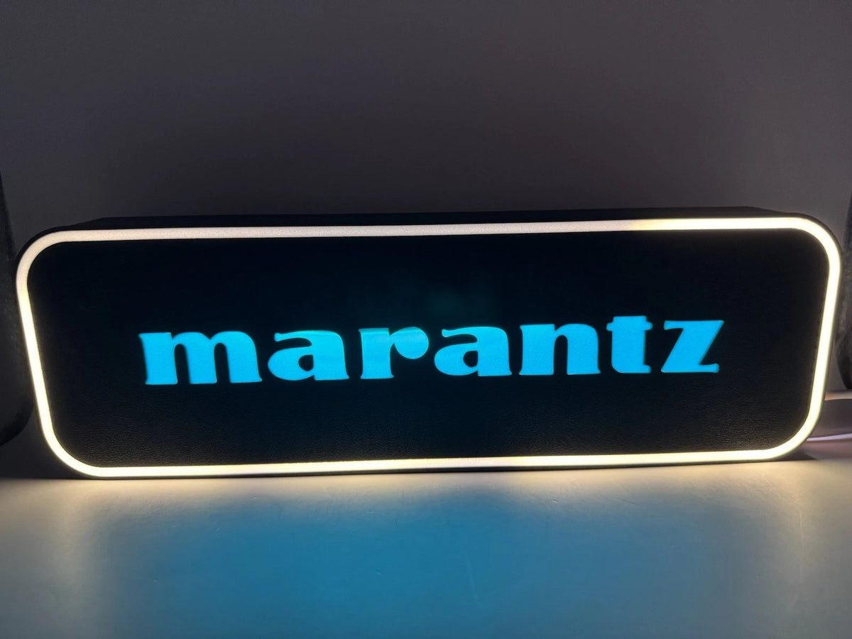 Marantz Light Up LED Sign - Vintage Audio Stereo Equipment -  USB Powered